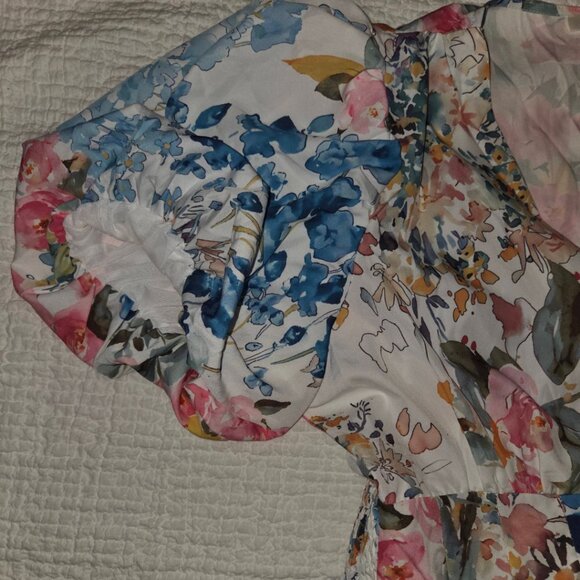 ✨ Maxigerui | Women's floral maxi dress summer fall - Picture 4 of 7